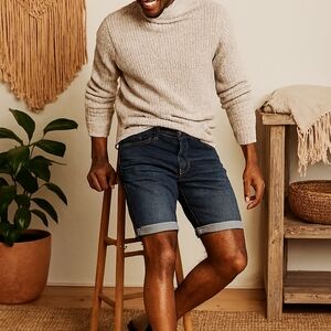 Levi's Dark Blue Jean Shorts